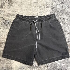 Rip Curl Lay Days Lifestyle Boardshorts Charcoal Gray Mens  Drawstring